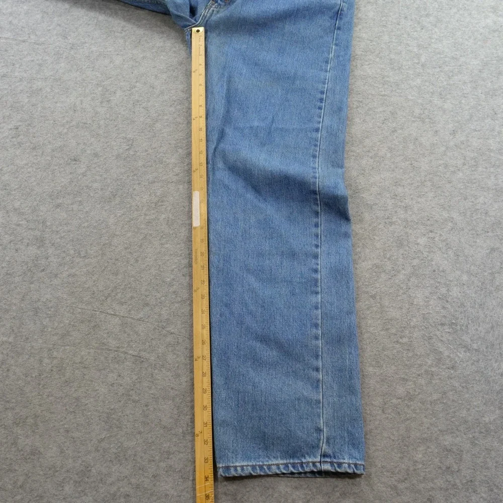 Levi's 505 Jeans Mens 38 Regular Fit Straight Leg Medium Wash Mid Rise New